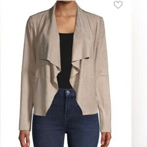 Bagatelle Sand Draped Open Front Blazer Jacket Size XL